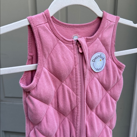 Dreamland Dream Weighted Sleep Sack Pink Quilted Sleeveless Baby Sleeping Bag - Picture 3 of 5